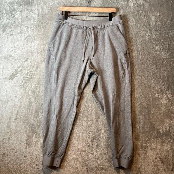 Lululemon Refreshed Routine Jogger Heathered Core Medium Grey Size 12 Athleisure - Picture 1 of 9